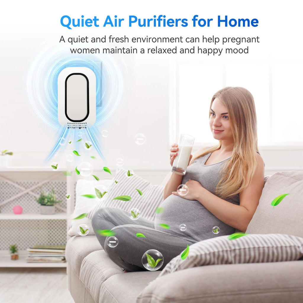 PVACG Plug In Ionizer Air Purifier With 4 Negative Ion Output Heads,Small Air Freshener With Backlight,Quiet and Energy-Saving, Ideal Air Cleaners for Home,Bedroom,Office,Living Room and Pet Room(3)