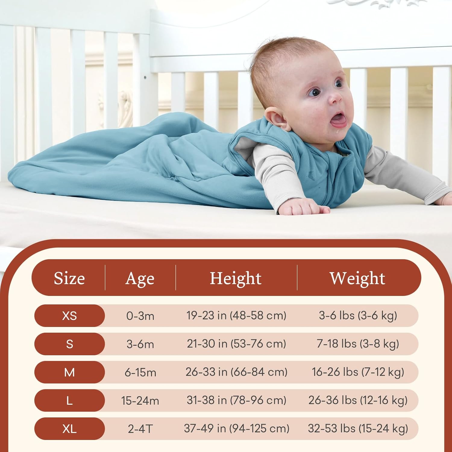 Sleep Sack 1.0 TOG - Soft Wearable Blanket for Babies 0-24 Months | Toddler-Friendly Design