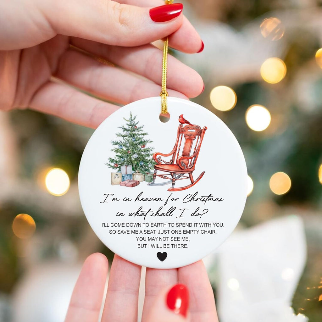 Regine Switzerland Memorial Ornaments - Heartfelt Remembrance Gifts for Loved Ones | Christmas in Heaven Design