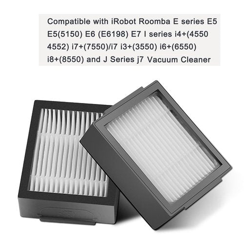 16 Pack Roomba Filters Replacement Parts Compatible with iRobot Roomba i7 i7+/plus J7 i3 i3+ i4+ i5 i5+ j5 j5+ i2 i2+ i1 i1+ i4 i6 i6+ i8 i8+ E5 E6 E7 I & J & E series Robotic Vacuum Cleaner