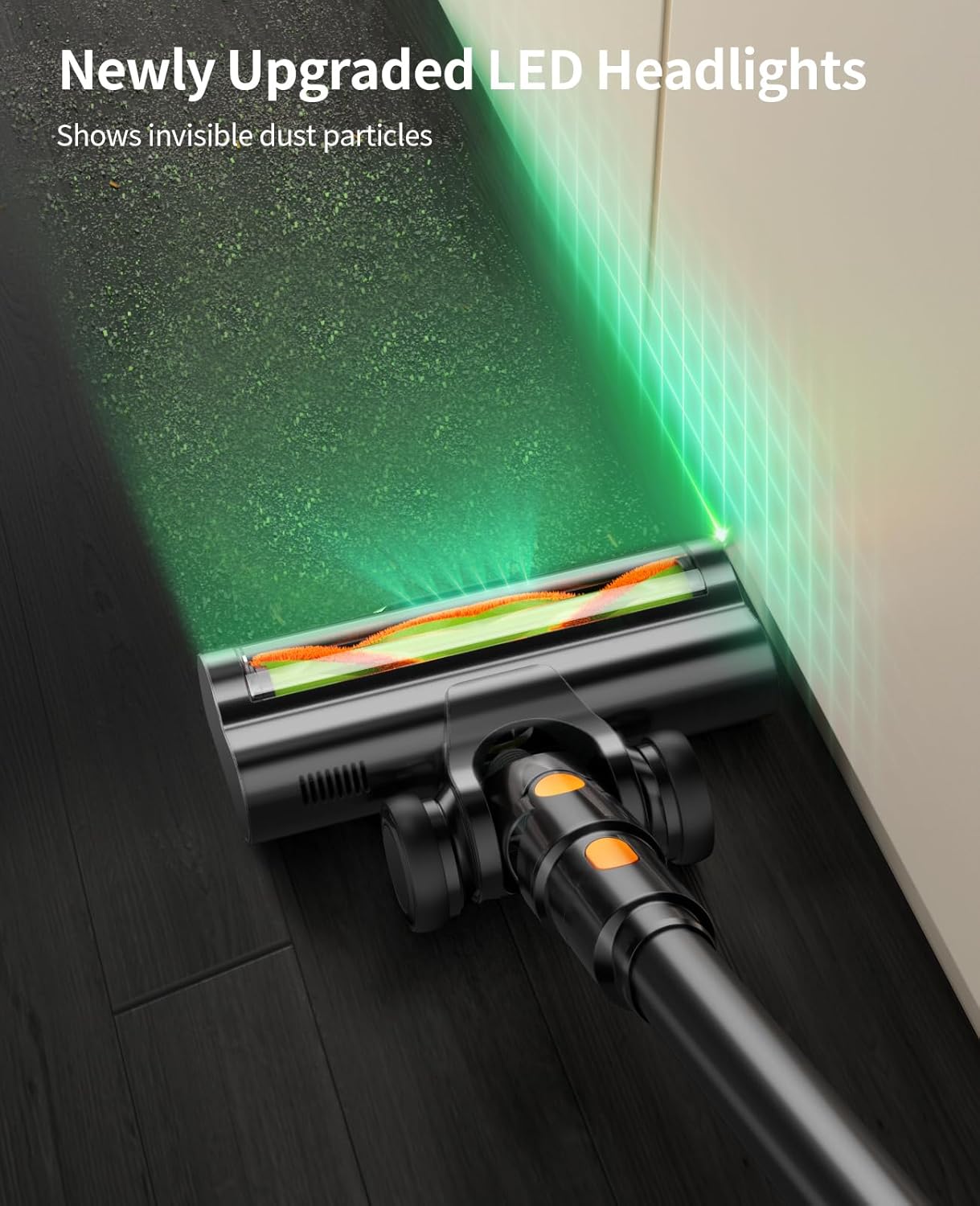 SunSare Cordless Vacuum Cleaner - 55KPa 650W Powerful Stick Vacuum for Home | 70 Minutes Runtime, Anti-Tangle Design