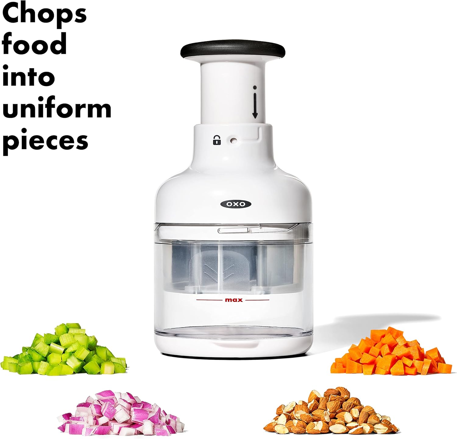 OXO Good Grips Vegetable Chopper - Effortless Dicing & Slicing | Compact & Easy to Clean