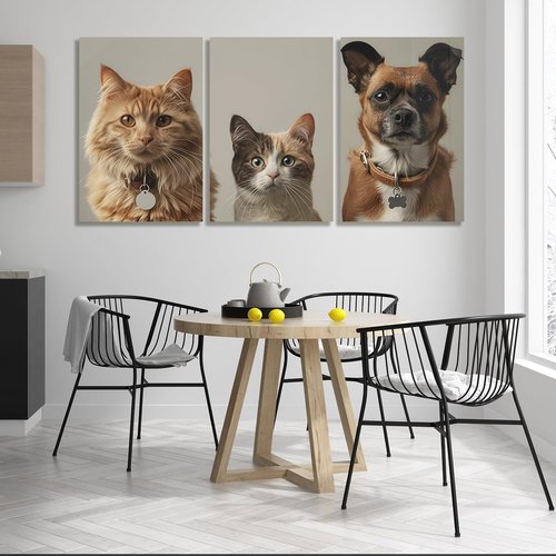 Canvas Prints | Custom Triptych Poster Set (Unframed 24x36) - Turn Your Photos Into Stunning Wall Art