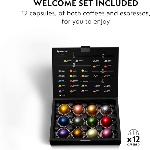 De'Longhi Nespresso Vertuo Plus Coffee & Espresso Maker - Titan Finish, Effortless Brewing