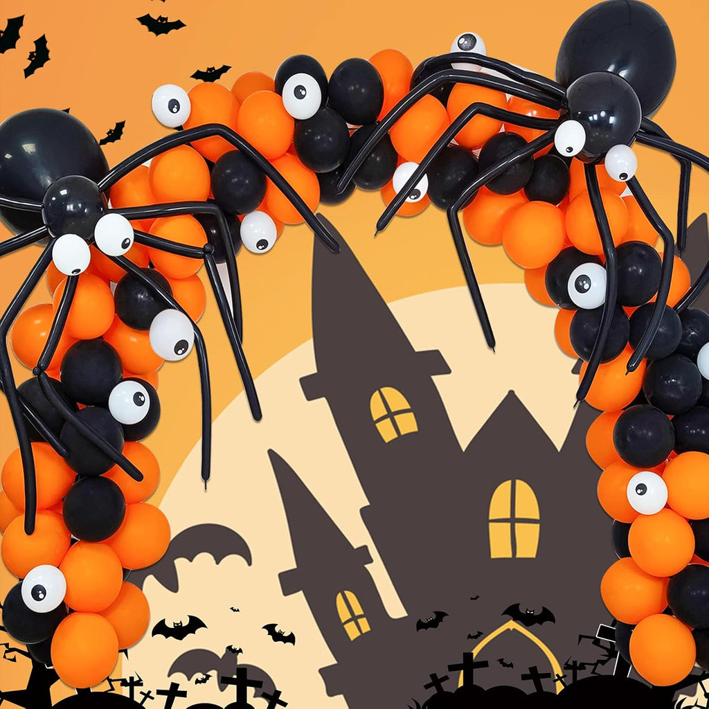 Orange Balloons - 100 Pack 12-Inch Thick Latex Helium Balloons for Halloween & Birthday Parties