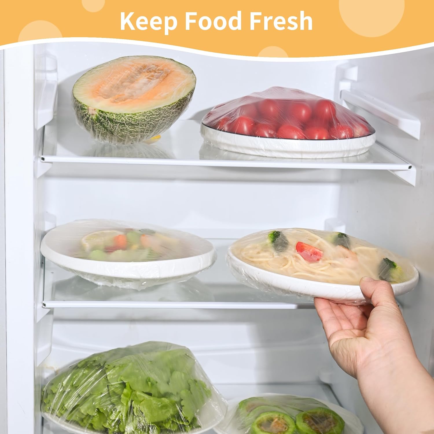 Skiennix 200 Bowl Covers - Large Elastic Shower Caps for Sourdough Bread Proofing | BPA-Free Food Storage