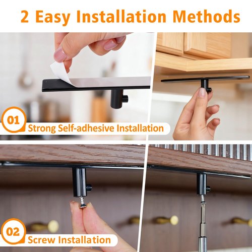 KIDOT 4 Pcs Stand Mixer Attachment Holders Compatible with Kitchen Aid Mixer Accessories, Mixer Beater Scraper Hanging Holders Storage Organizer, Securely Holds 4 Mixer Attachments Space Saver, White