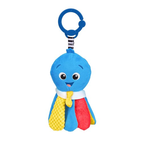 Baby Einstein Take Along Opus Octopus Soother - Portable Musical Toy with Stroller Clip & 20 Melodies for Newborns