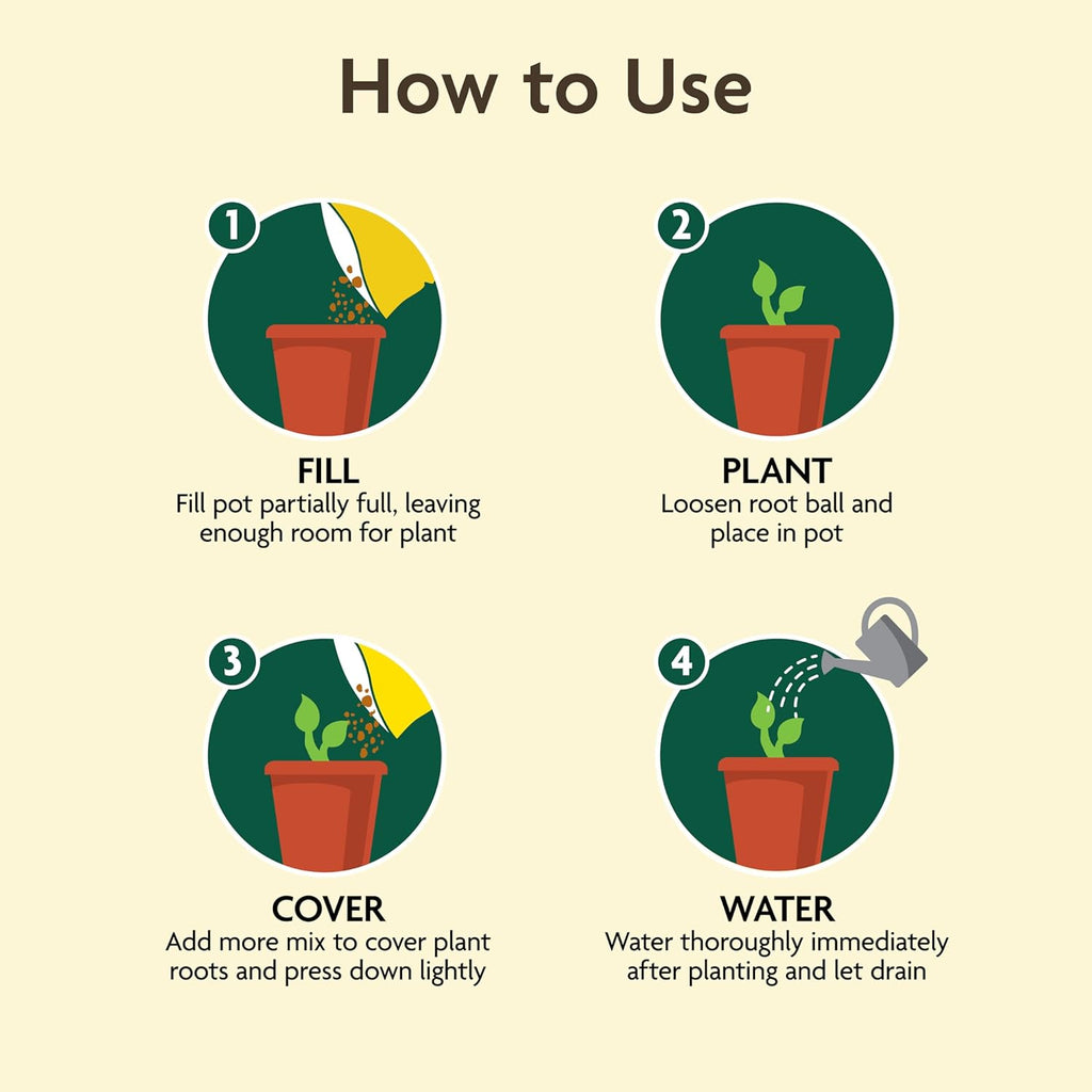 Miracle-Gro Organic Outdoor Potting Mix - Quick-Release Fertilizer for Container Plants | 16 Qt.