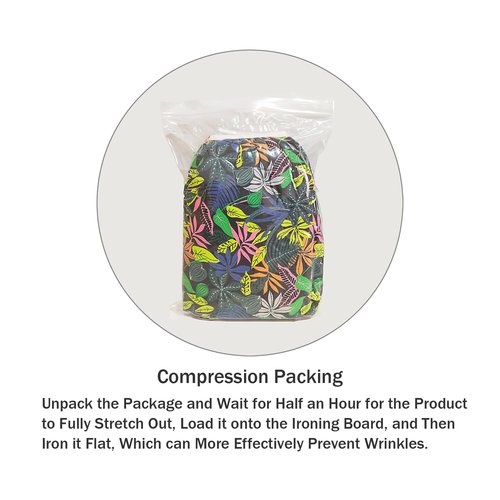 LCLW Ironing Board Cover and Pad Standard Size 15 x 54,3 Pairs of Hook and Loop Fastener Straps,Elastic Edges,Cotton Iron Board Cover with Scorch Resistant Thick Padding (Pattern C)