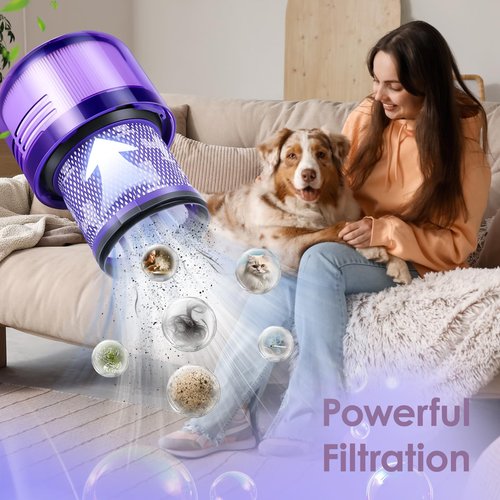 4 Pack V11 Vacuum Filters Replacement for Dyson V11 Cordless Vacuum