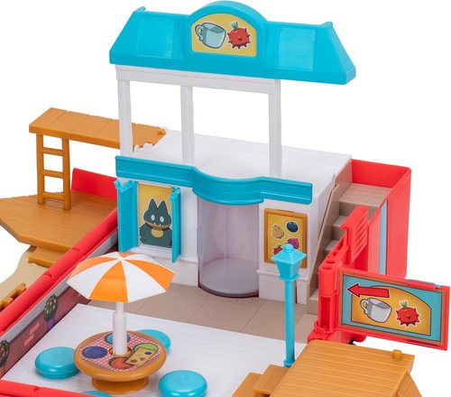 Jazwares Pokémon Carry Case - Portable Beach Battle Playset with Action Features & 2-Inch Pikachu Figure