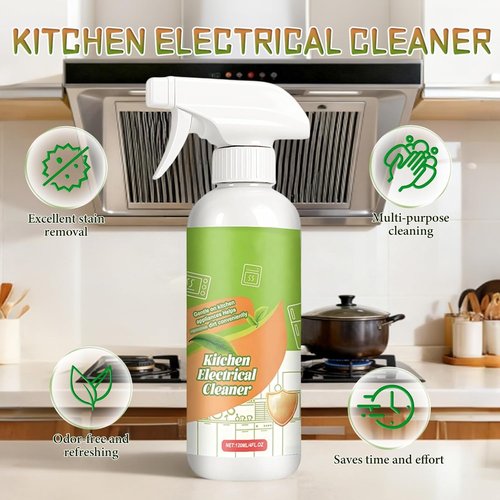Kaminii Fly Cleanse Natural Formula to Household Appliances,New10.56oz Electrolyzed Ion Kitchen Cleaner Spray,Kitchen Appliance Cleaner,For Hold,Oven,Stove,Range Hood (2PCS)