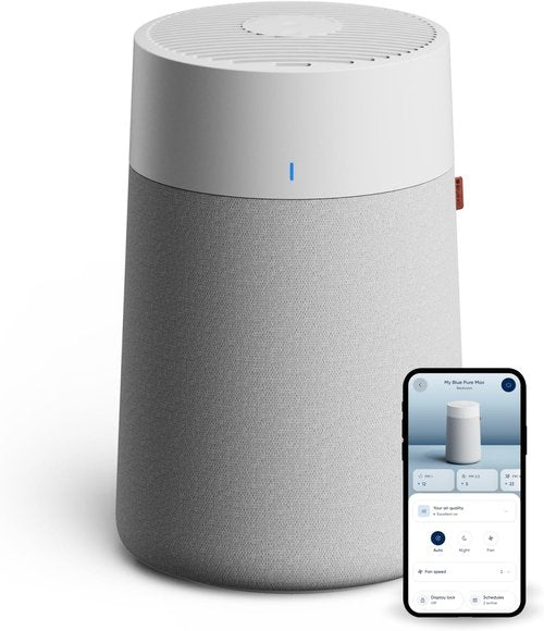 Blueair Blue Pure 511i Max Smart Air Purifier - HEPASilent Air Cleaner for Pets & Allergies, 926 Sq Ft