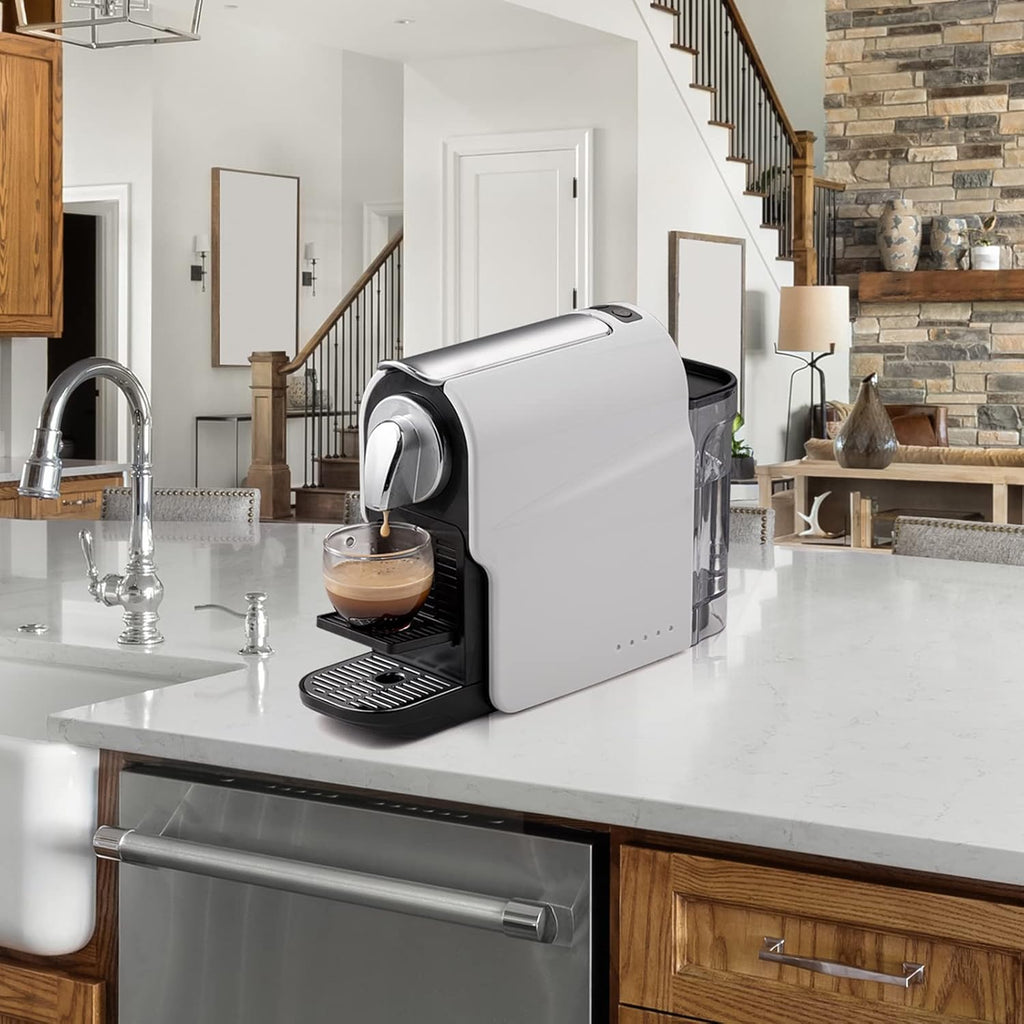 Beanglass Espresso Pod Machine - High Pressure 20 Bar Coffee Maker | 22oz Water Tank & Adjustable Tray