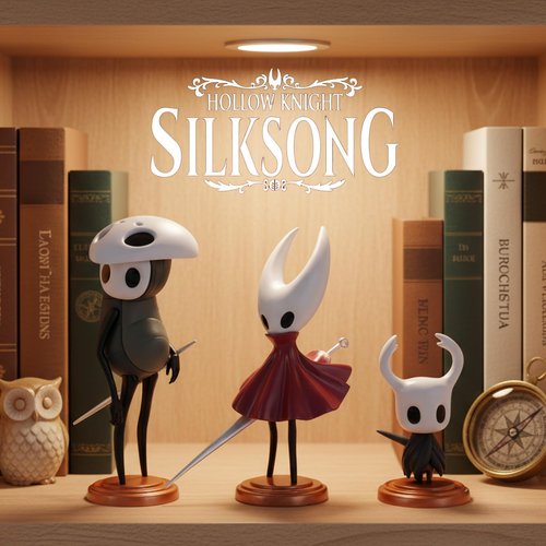 Knight Figure Statue Set 3PCS, Hollow Knight Merch Action Figure, Home Decor Cartoon Collectible Figurine, Car Dashboard Ornament Cute Figure Collectible, Popular Game Gift for Enthusiasts. (Set 3PCS)
