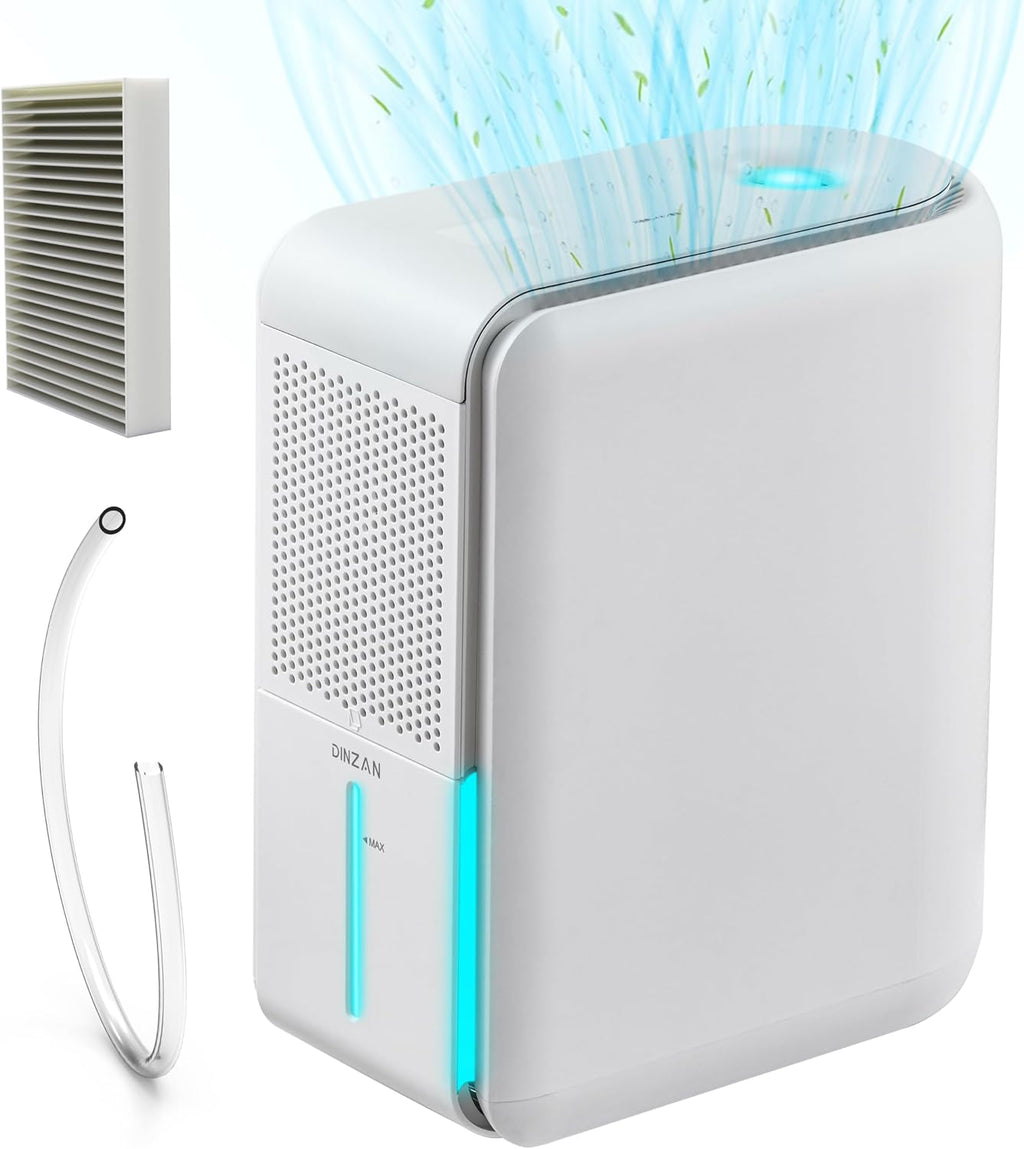 Skiennix 3-in-1 Dehumidifier, Humidifier & Aroma Diffuser - 39Oz, Quiet 27dB, Colorful Mist for Home/Bathroom/Basement (350 sq.ft)
