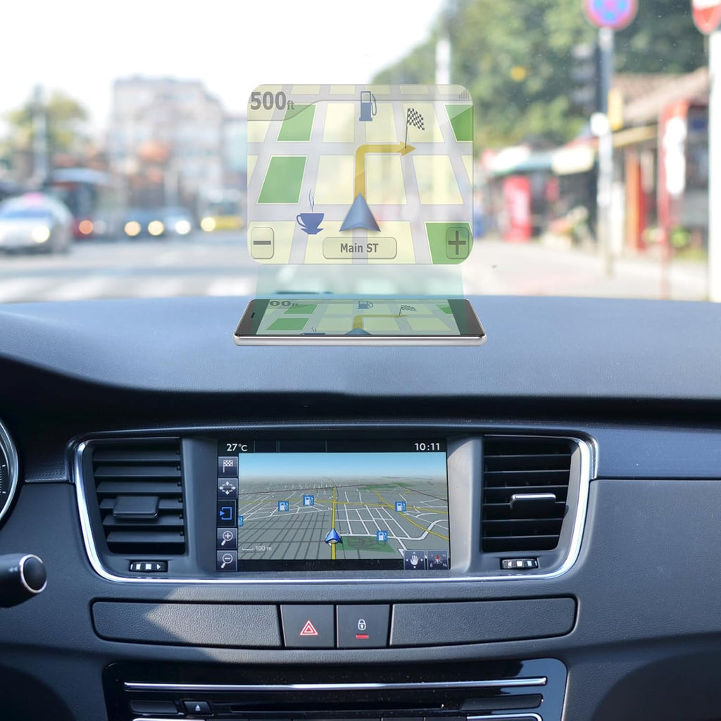 Uonlytech Reflective Film for Cars - 2pcs Head-Up Display Glasses & Windshield Stickers