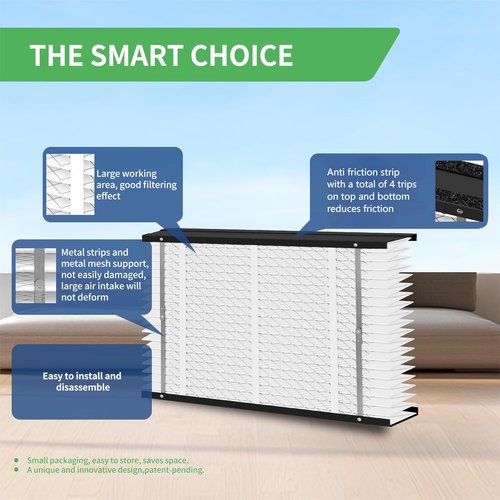 AprilAire 413 Replacement Filter - MERV 11 Whole House Air Purifier Filter | 16x25x4 Inches (2 Pack)