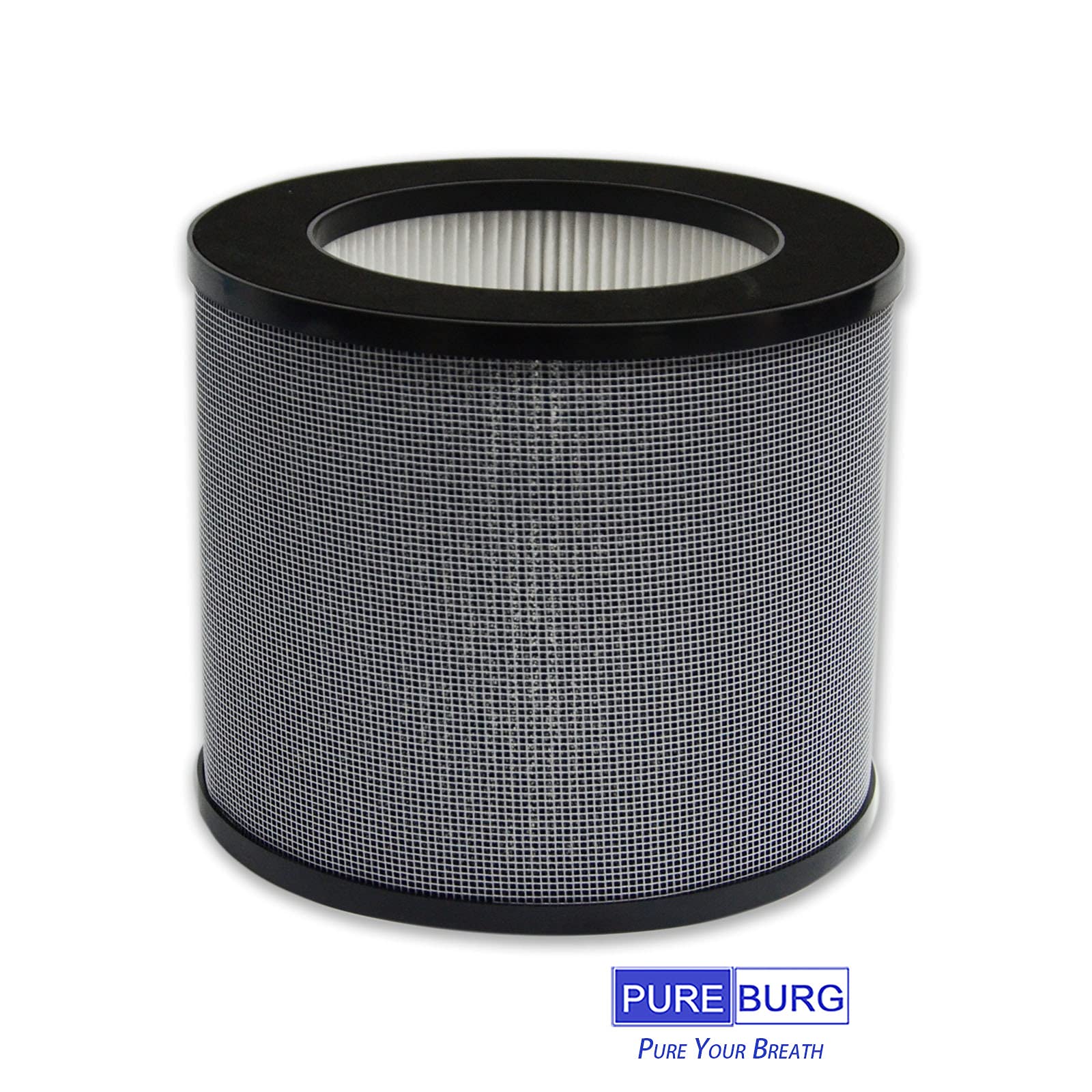 PUREBURG Replacement Filters Compatible with HATHASPACE HARMONY 600 HEPA Air Purifier Part HSE600, 2-Pack H13 True HEPA Activated carbon 2-IN-1 4-Stage Filtration