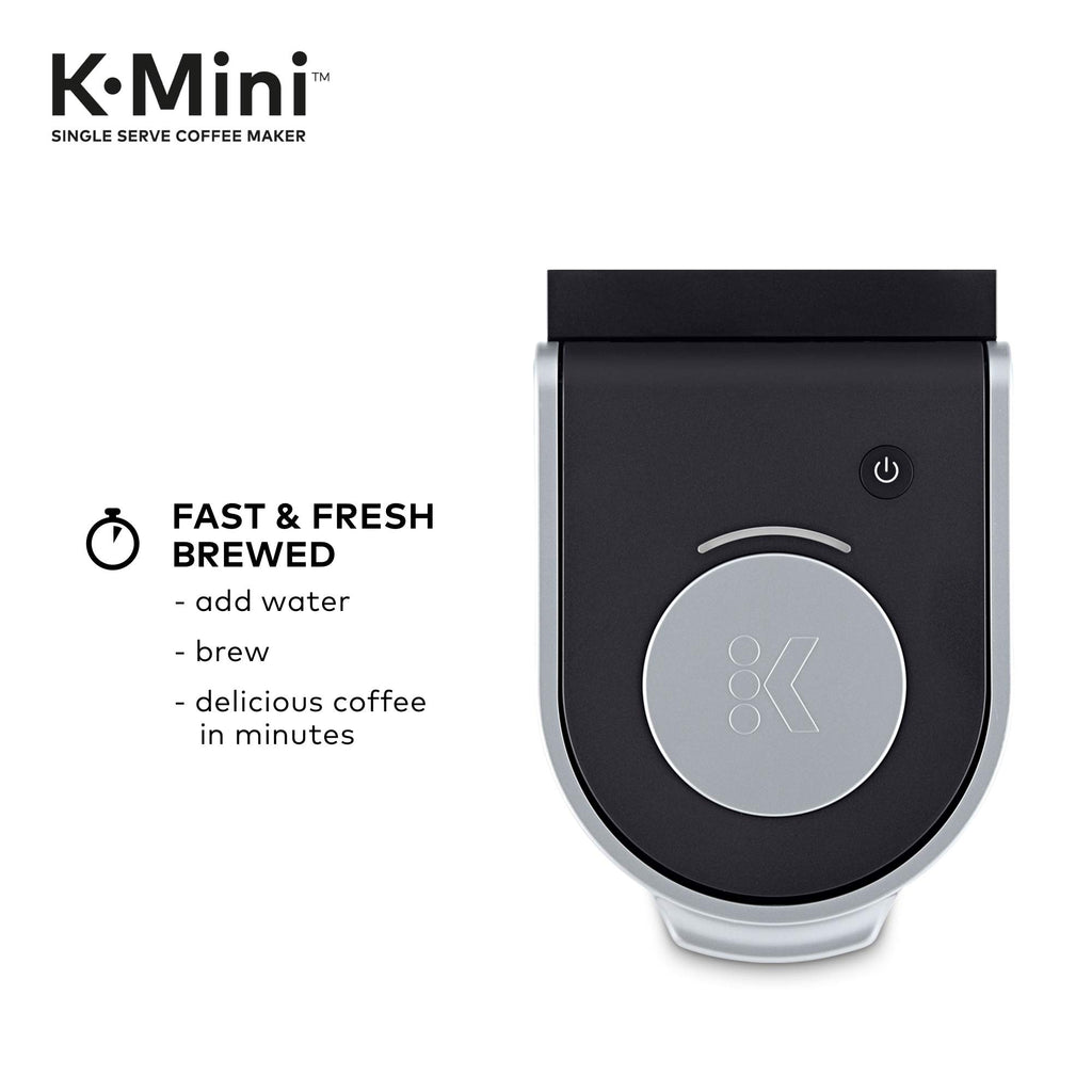 Keurig K-Mini Coffee Maker, Single Serve K-Cup Pod Coffee Brewer, Black with McCafe Classic Collection Variety Pack K-Cup Coffee Pods, 40 Count