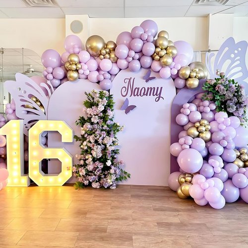 Light Purple Balloons - 12-Inch Pastel Latex Balloons | 50-Pack for Wedding, Baby Shower & Birthday Decor