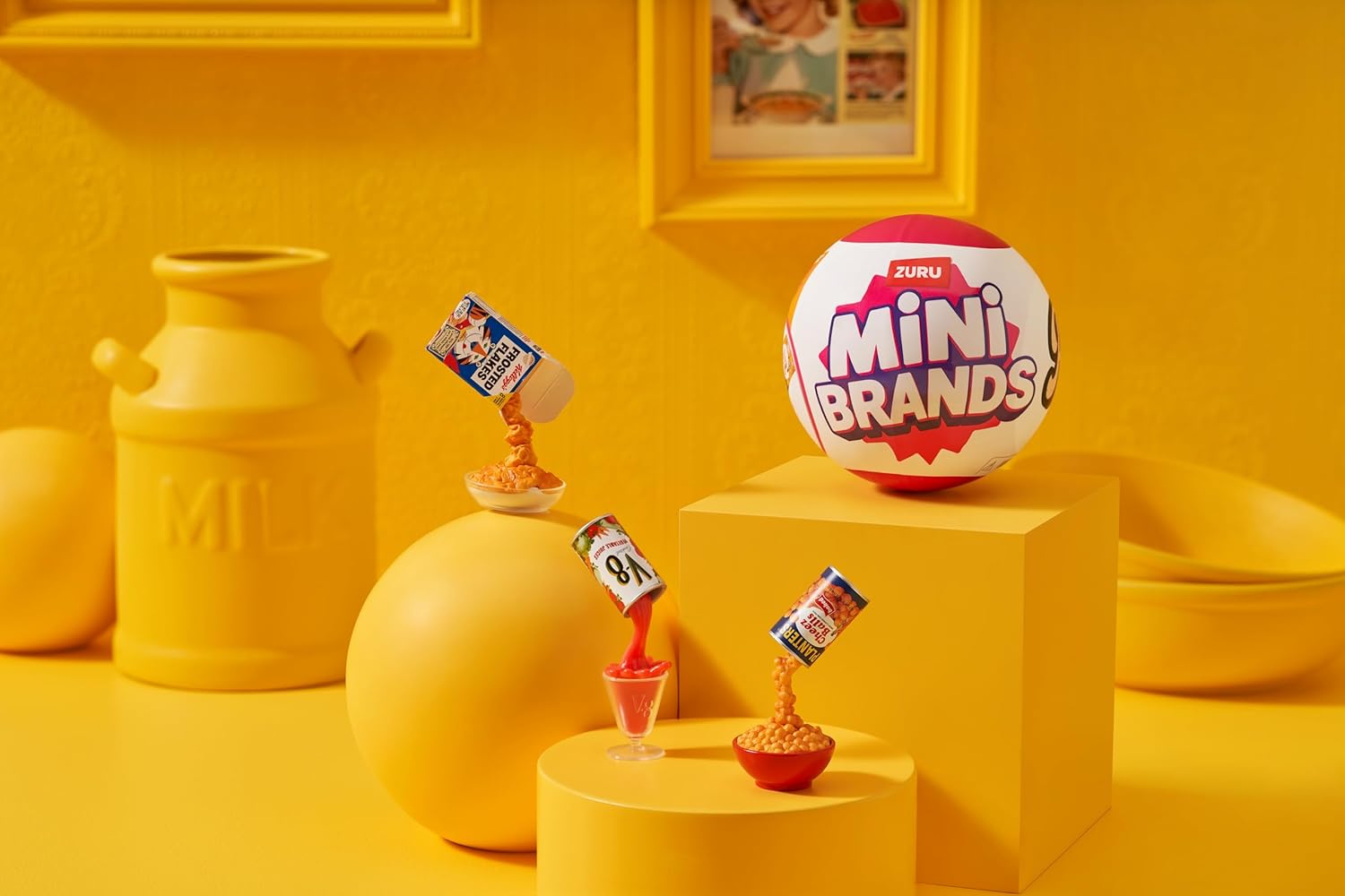 Mini Brands Retro Capsule 2-Pack | 60+ Mystery Minis to Collect | Real Licenses & Rare Collectibles