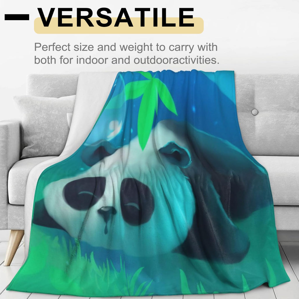 VODRM White Crane Blanket Cute Bird and Foliage Throw Blankets,Birthday Gifts for Kids Girls Boys,Lightweight Soft Fleece,Nature Wildlife Lovers,Sofa Couch Bed Room Elegant Decor 50x60in