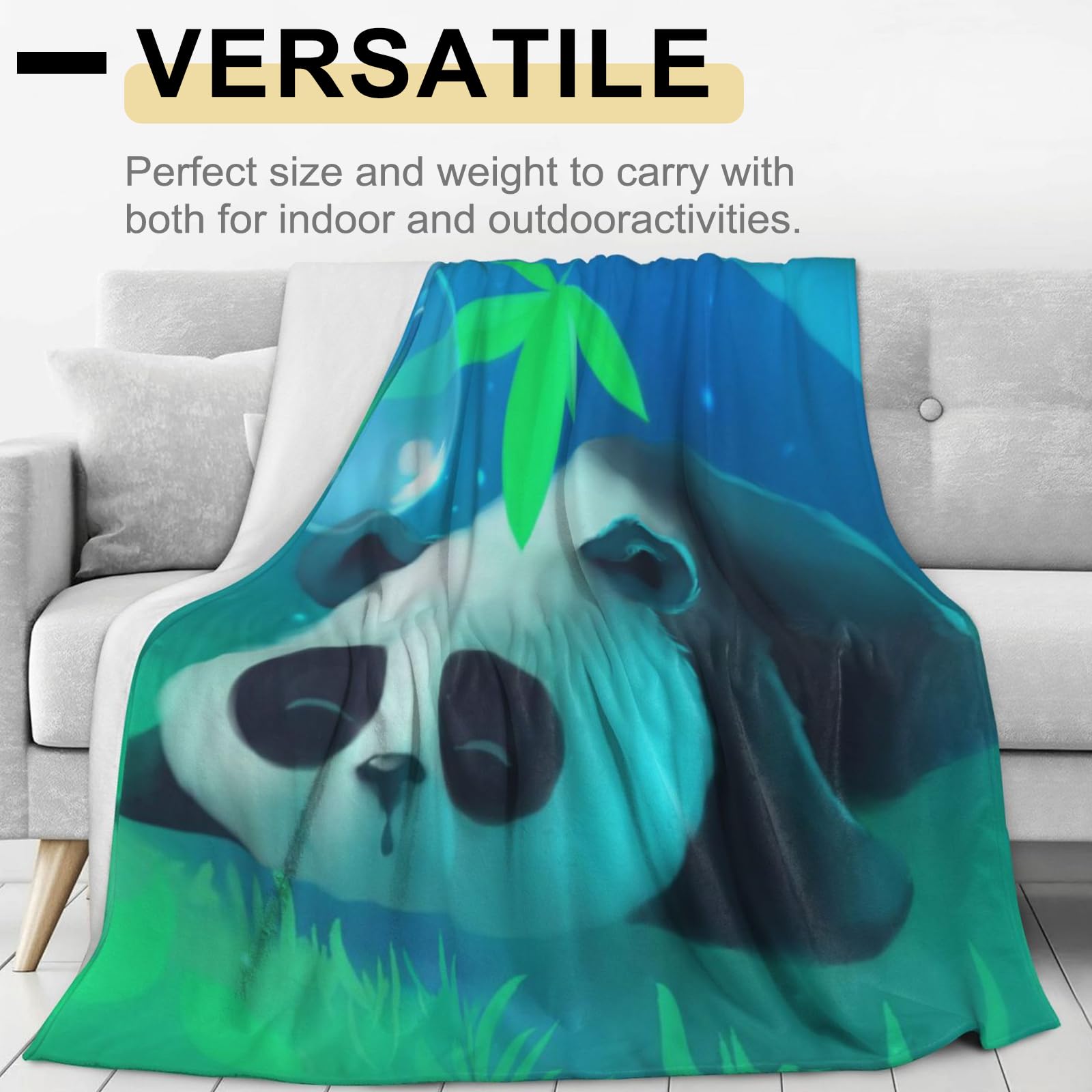 VODRM White Crane Blanket Cute Bird and Foliage Throw Blankets,Birthday Gifts for Kids Girls Boys,Lightweight Soft Fleece,Nature Wildlife Lovers,Sofa Couch Bed Room Elegant Decor 50x60in