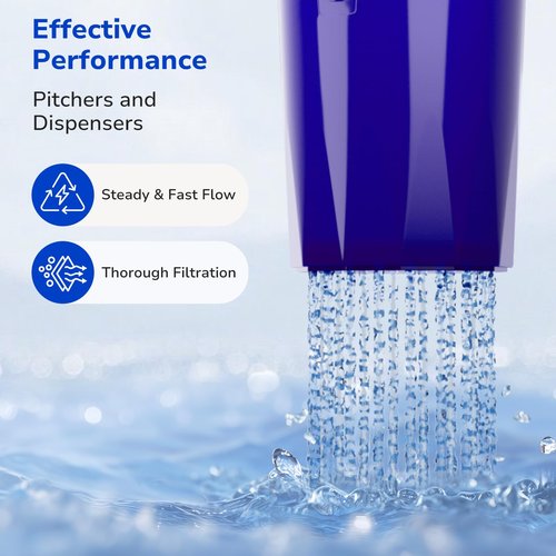 Fil-Fresh 6-Pack PURWater Filter Replacement, PURPlus Water Pitchers and Dispensers, Replace PPF900Z, NSF Certified, Advanced Version