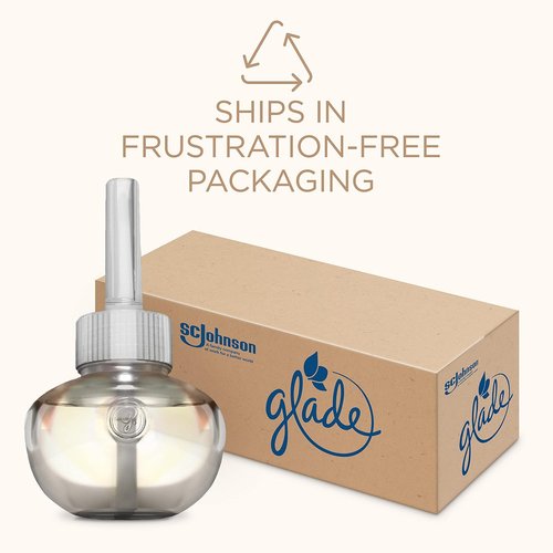Glade PlugIns Refills Air Freshener - Clean Linen Scented Essential Oils | 6.7 Fl Oz, 10 Count (Pack of 2)