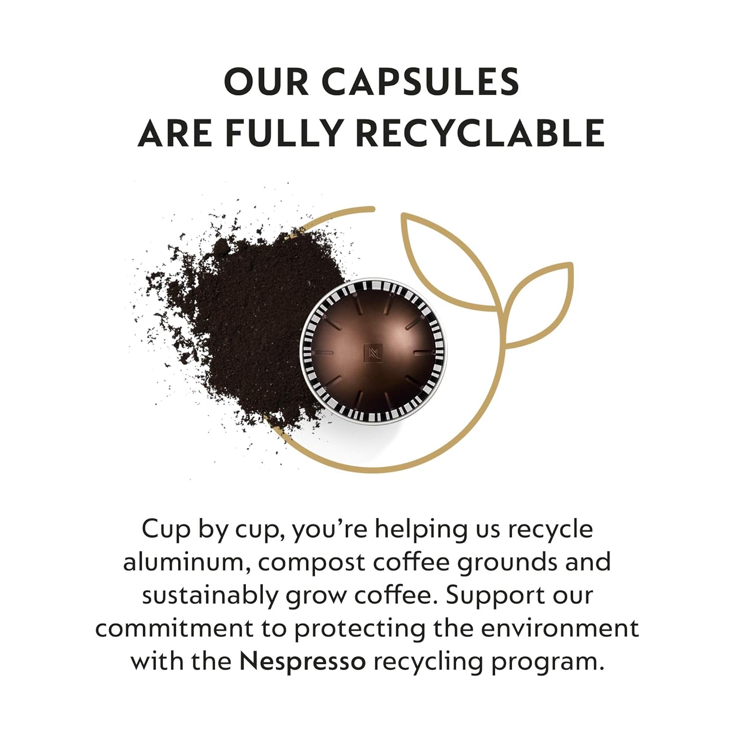 Nespresso Vertuo Intenso Dark Roast Coffee Capsules - 30-Count Pods for 7.8oz Brews
