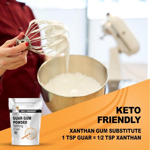 It's Just Guar Gum - Gluten-Free, Non-GMO Plant-Based Thickener for Keto Baking | 8oz