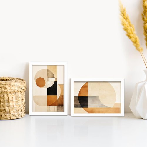 LaVie Home 5x7 Picture Frame - Classic White Photo Frame with HD Plexiglass | 2-Pack for Vertical or Horizontal Display