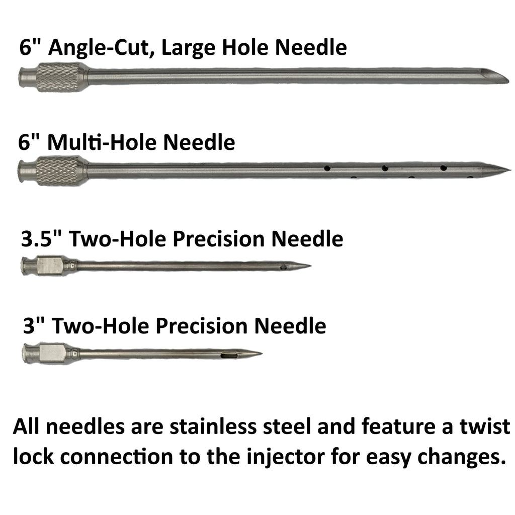 BBQ Smoker Grill Professional Meat Injector Syringe Kit for Smoking with Case, Heat Resistant Non Slip Gloves and Silicone Mop Brush for Turkey Marinade Injection