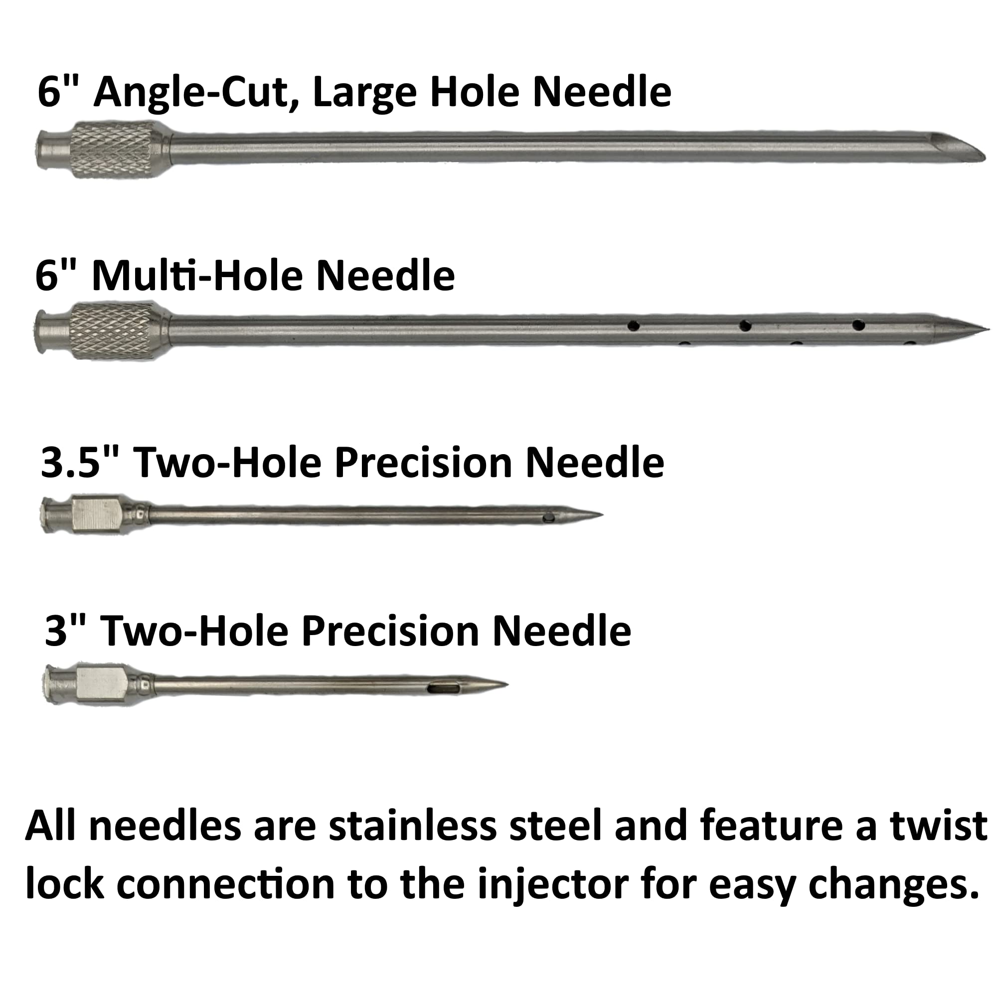 BBQ Smoker Grill Professional Meat Injector Syringe Kit for Smoking with Case, Heat Resistant Non Slip Gloves and Silicone Mop Brush for Turkey Marinade Injection