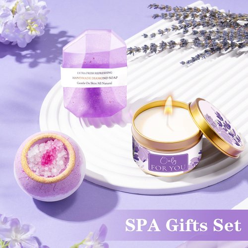 Happy Birthday Gifts for Women, Self Care Gifts Get Well Soon Unique Relaxing Spa Gift Basket Set, Christmas Gift for Women Birthday Care Package Ideas for Mom Wife Grandma Friends Sister Pink