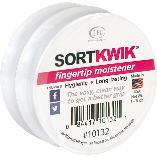 Lee Products Co. LEE 10132 Sortkwik Fingertip Moisteners, 1 3/4 oz, Pink (Pack of 2) (LEE10132)