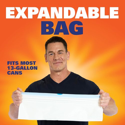 Hefty Ultra Strong 13 Gallon Trash Bags - Drawstring Closure & Odor Control | 110 Count, Clean Burst Scent