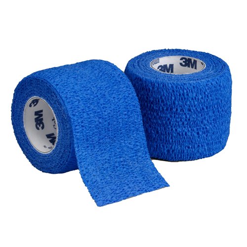 3M Health Care 1583B Self-Adherent Wrap, 3" x 5 yd. Size, Blue (Pack of 24)