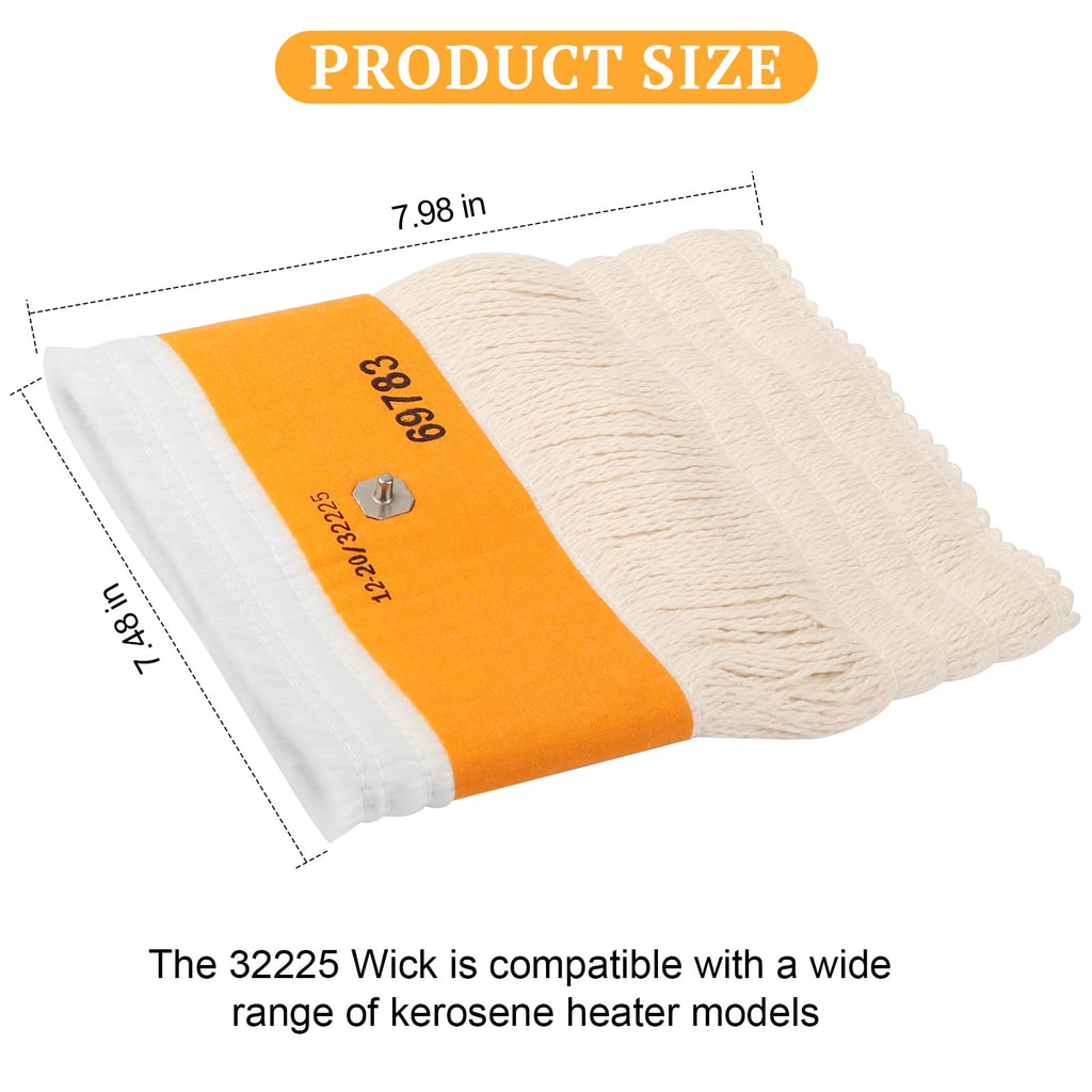 32225 Kerosene Heater Replacement Wick, Cotton & Fiberglass Heating Wick