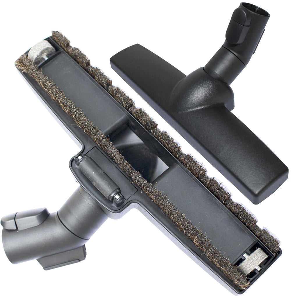 for Miele, Horse Hair Vacuum Brush Attachments with Wheels Compatible with Miele C1, C2, C3 - Vacuum Cleaner Attachments for Carpet, Tile Hard Floors - 1-3/8 Inch Hardwood Floor Vacuum Attachment