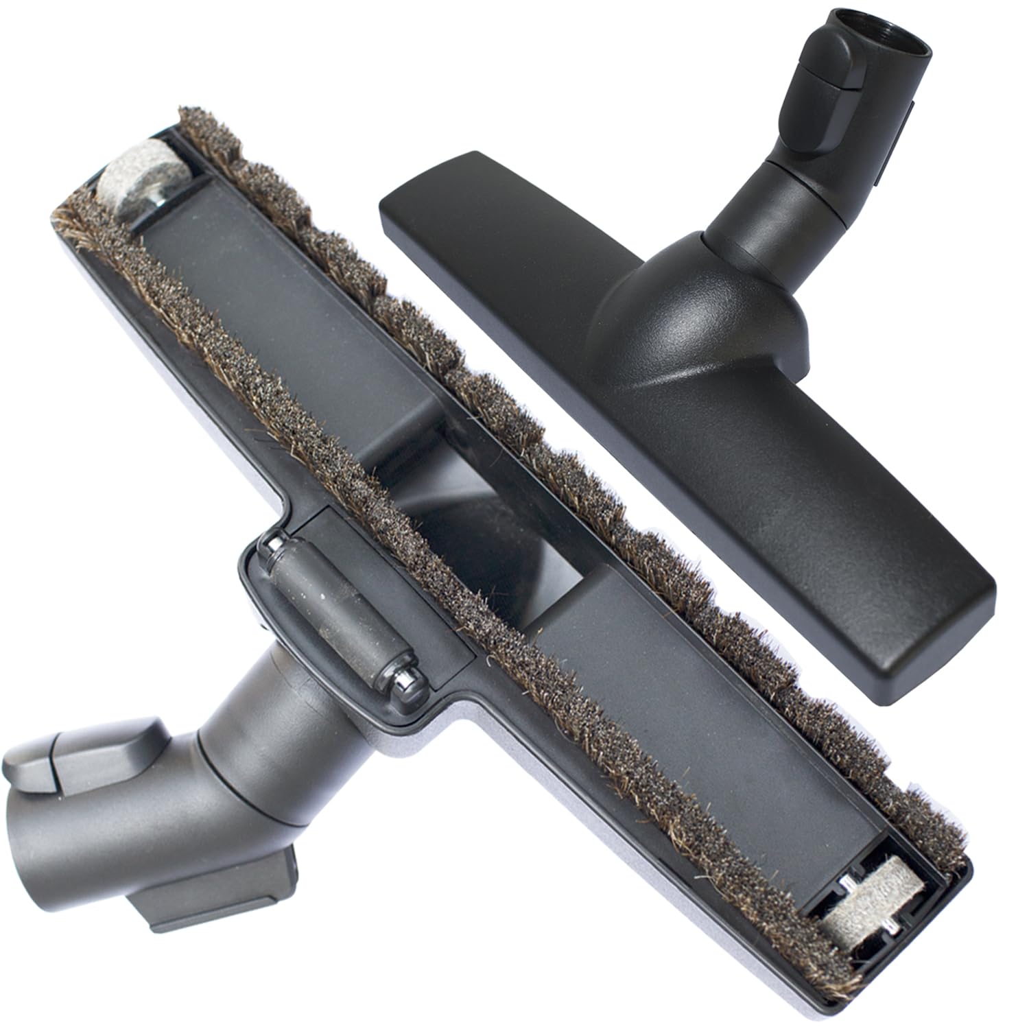 for Miele, Horse Hair Vacuum Brush Attachments with Wheels Compatible with Miele C1, C2, C3 - Vacuum Cleaner Attachments for Carpet, Tile Hard Floors - 1-3/8 Inch Hardwood Floor Vacuum Attachment