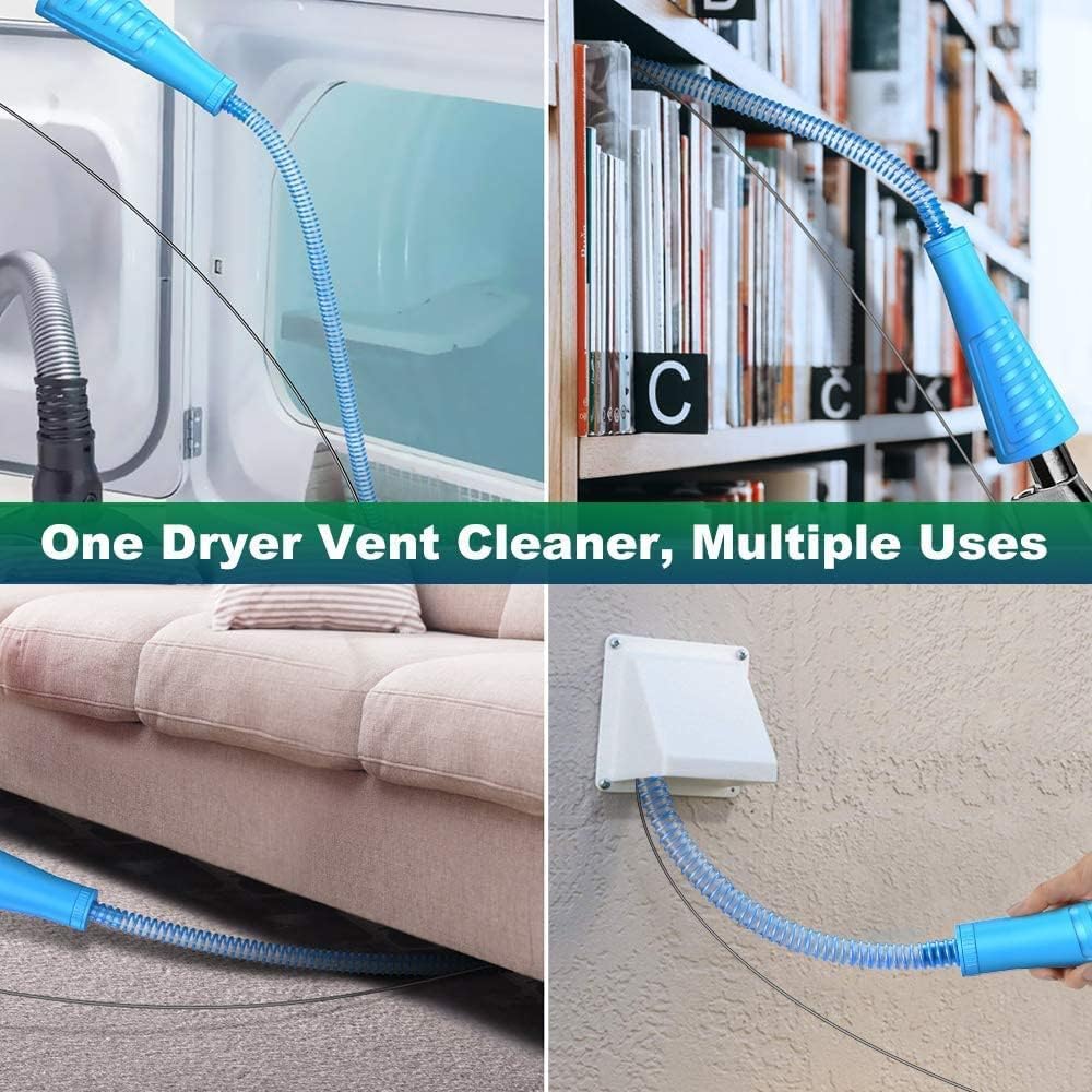 Sealegend Dryer Vent Cleaner Kit - 2-Piece Lint Vacuum Attachment for Effective Home Cleaning