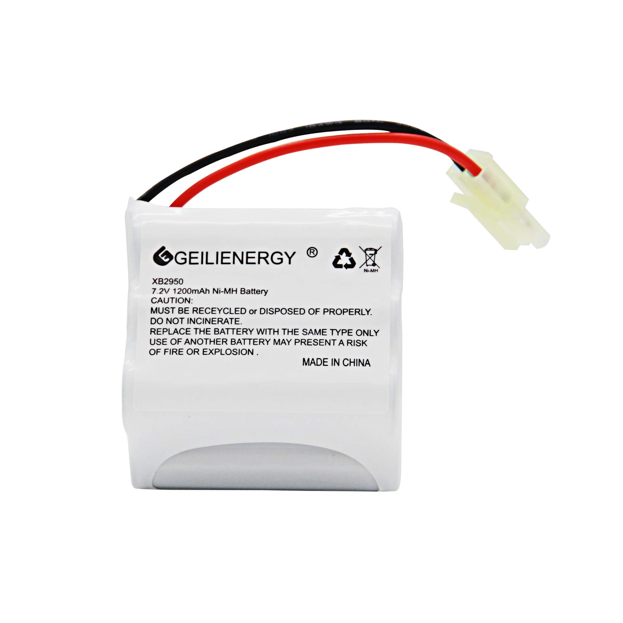 GLEPOWEER 7.2V 1200mAh Battery Compatible with Shark XB2950 V2950 V2950A V2945Z V2945 Floor & Carpet Sweeper (1 Pack XB2950)