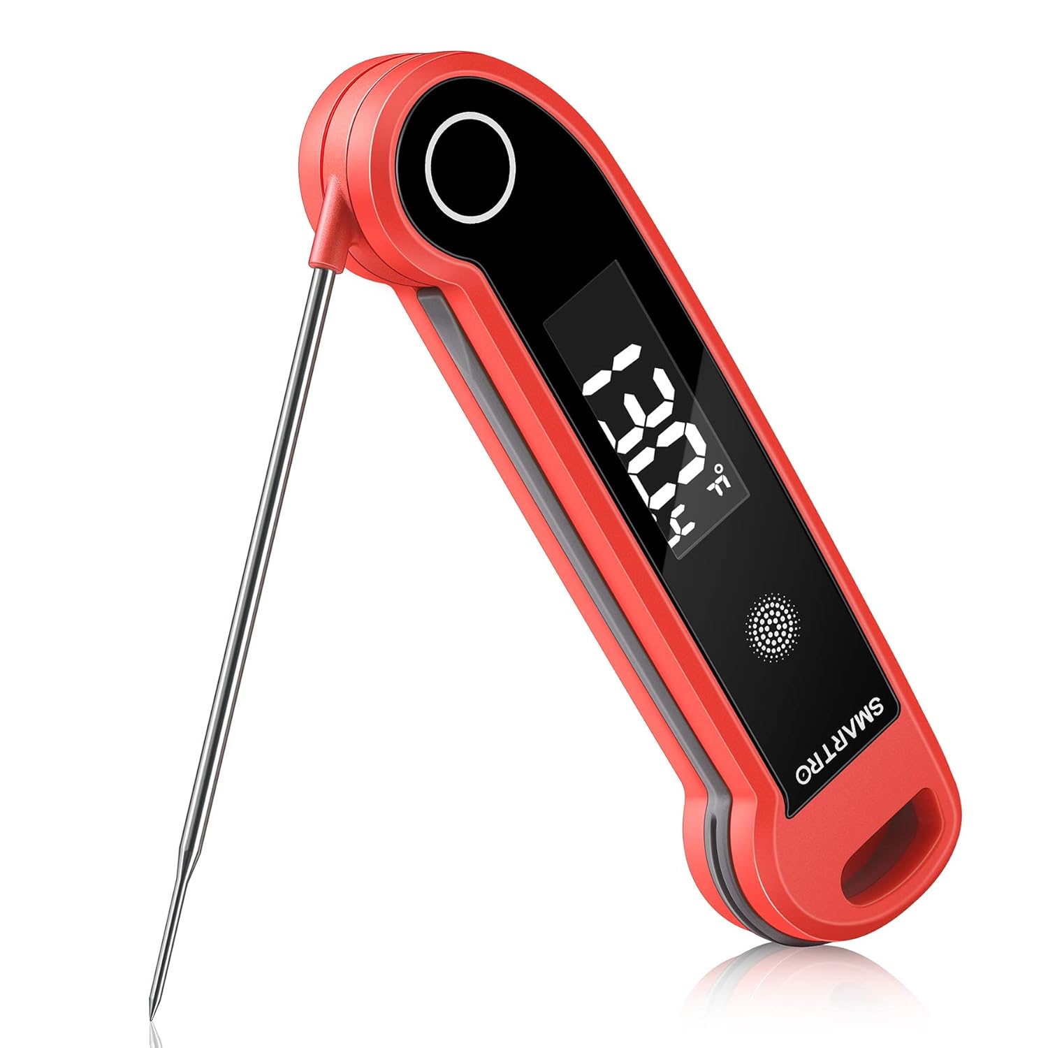 SMARTRO ST49 Digital Meat Thermometer - Instant-Read with Ambidextrous Backlit for Grilling, BBQ & Cooking