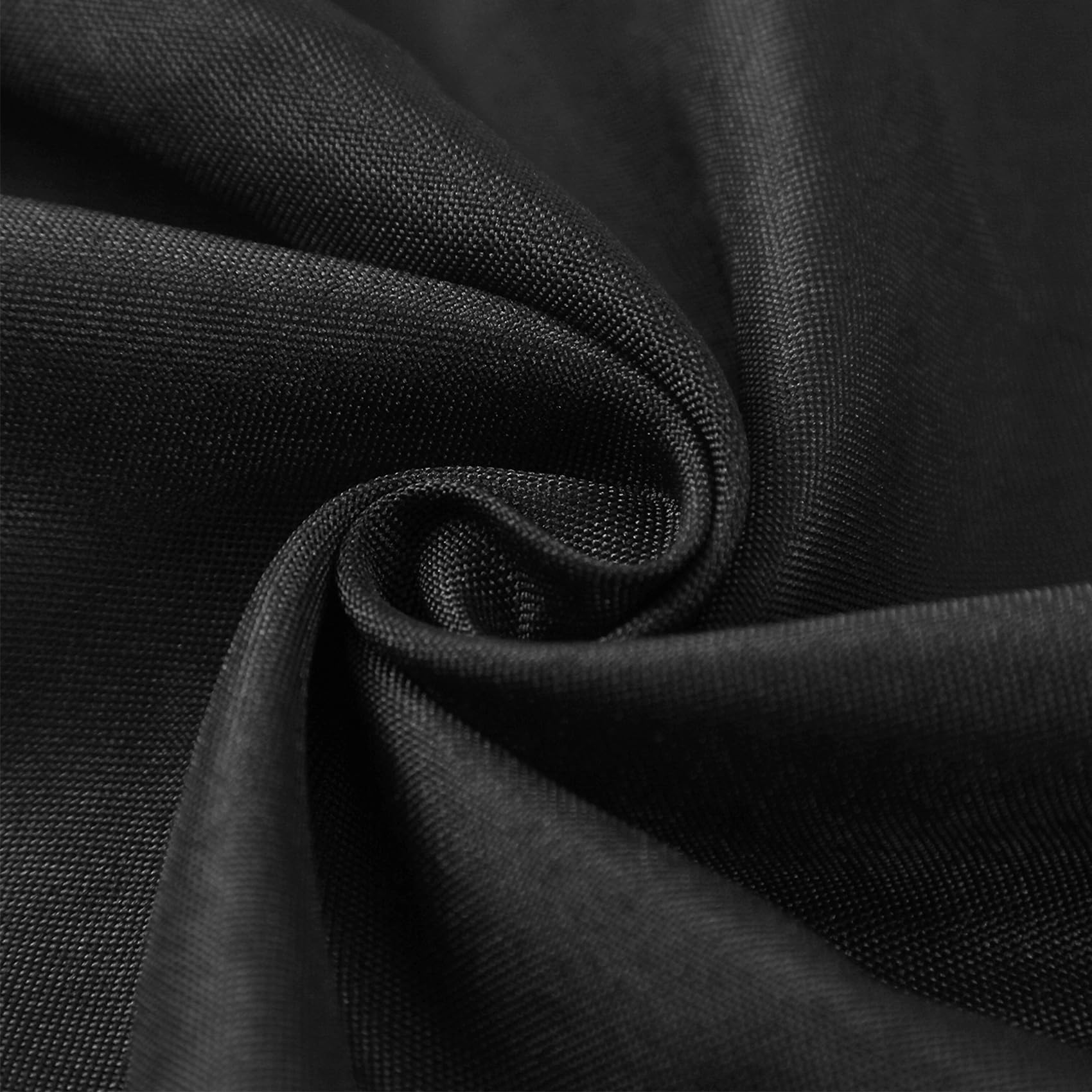 Bailarina Cloth Napkins Set of 120,17x17 inches Dinner Napkins Cloth Washable,Polyester Square Table Cloth Napkin Bulk with Hemmed Edges Ideal for Banquets, Parties and Weddings-Black