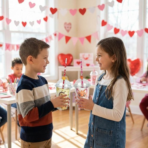 SQZUWIT Valentines Day Gifts for Kids, 24 Pack Valentine Classroom Party Favors with Cards School Class Bulk Prize for Boys Girls Toddlers Friends Exchange Gift