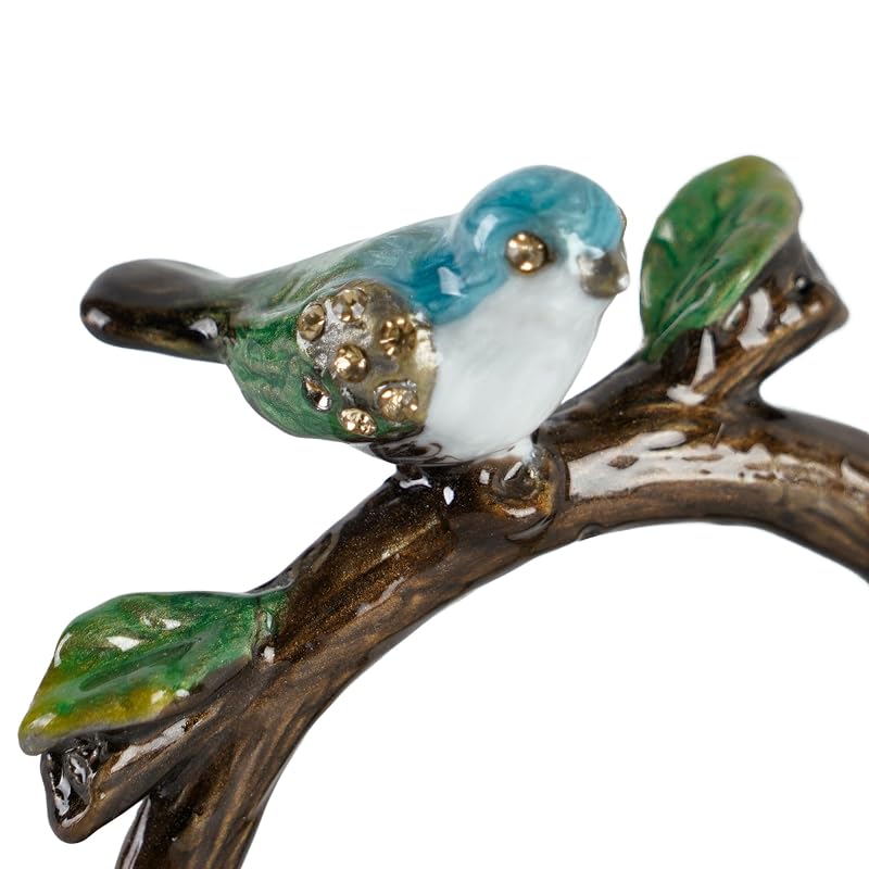 Bird Napkin Ring Set of 4 – Elegant Metal Serpentine Napkin Holders