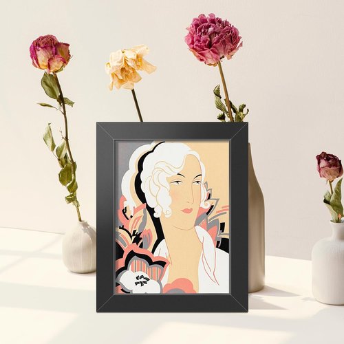 LaVie Home 2x3 Picture Frame - Classic Black Display Frame with HD Plexiglas, 1 Pack